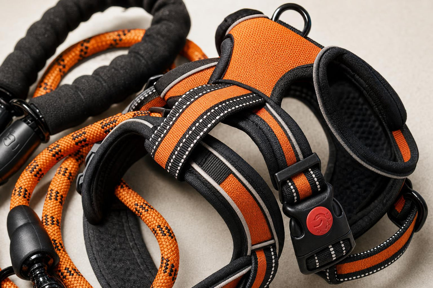 No-Pull Dog Harness and Leash Set - detail