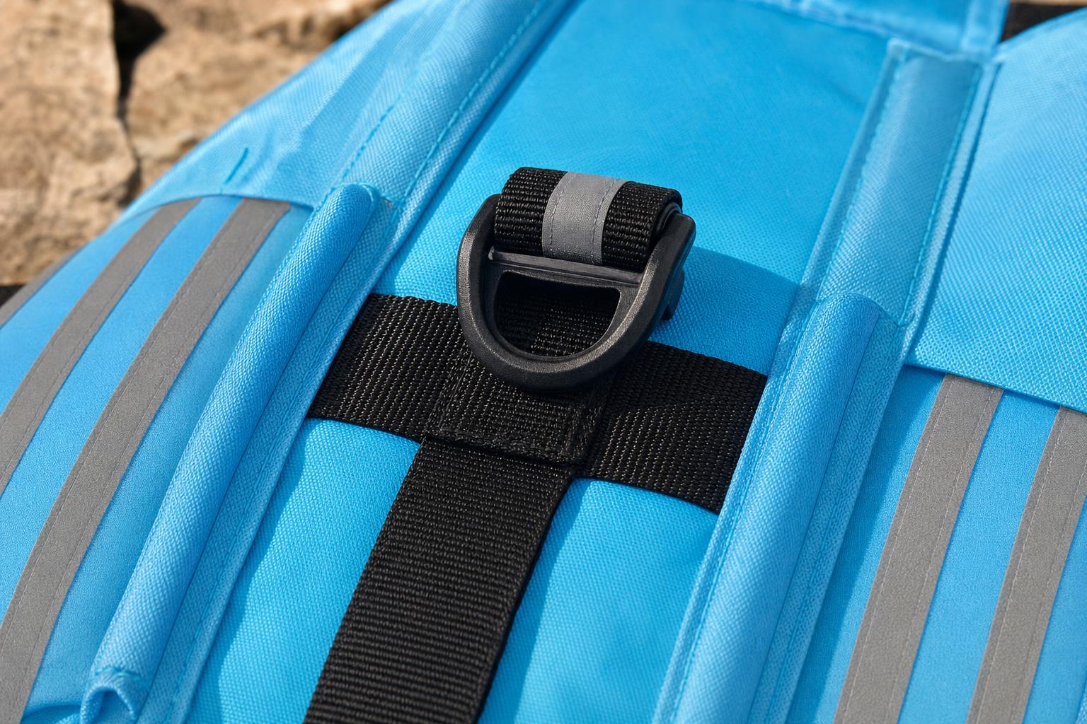 Dog Life Jacket with Grab Handle - detail