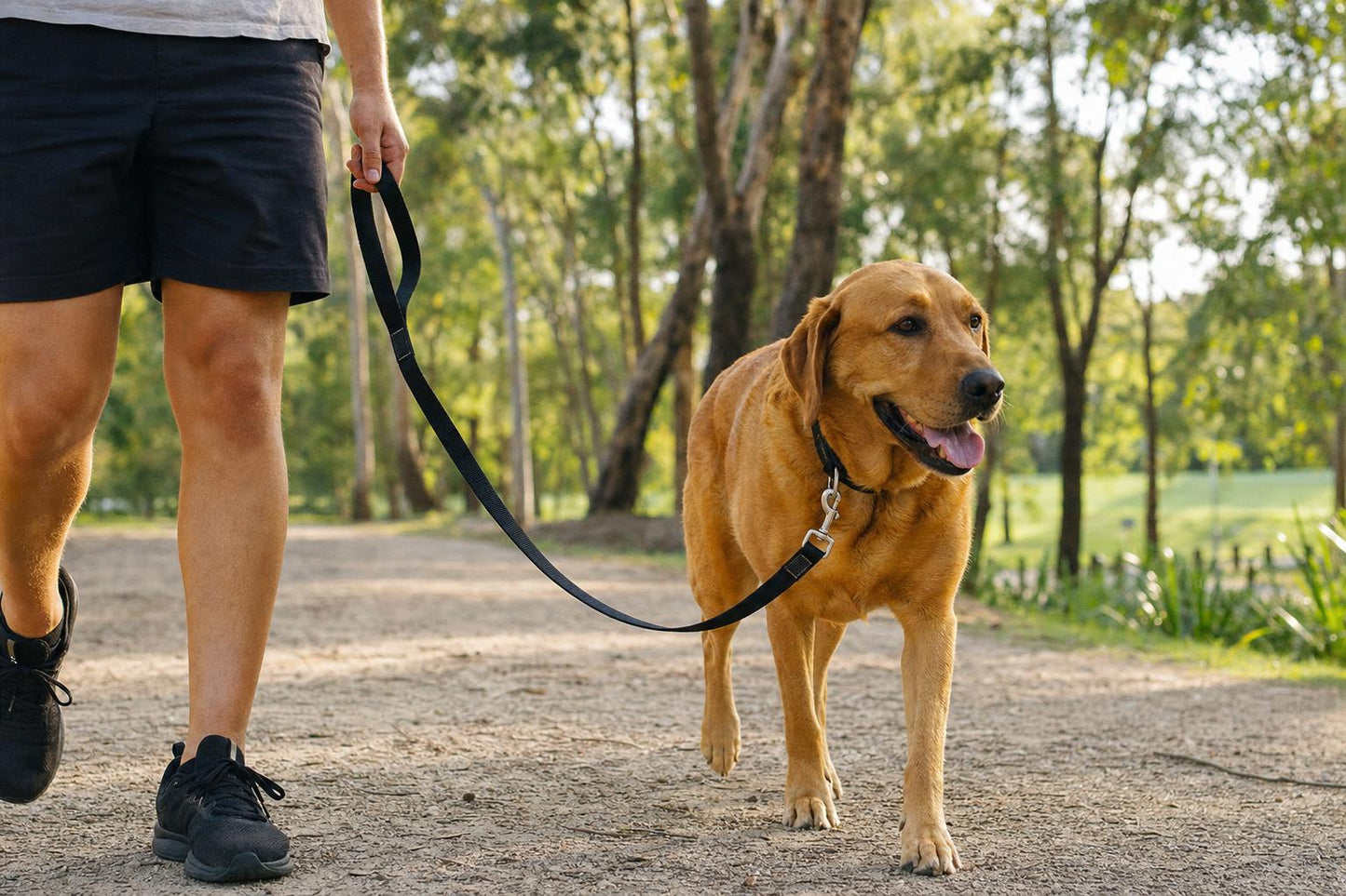 Dog Strap - in-use (illustrative)