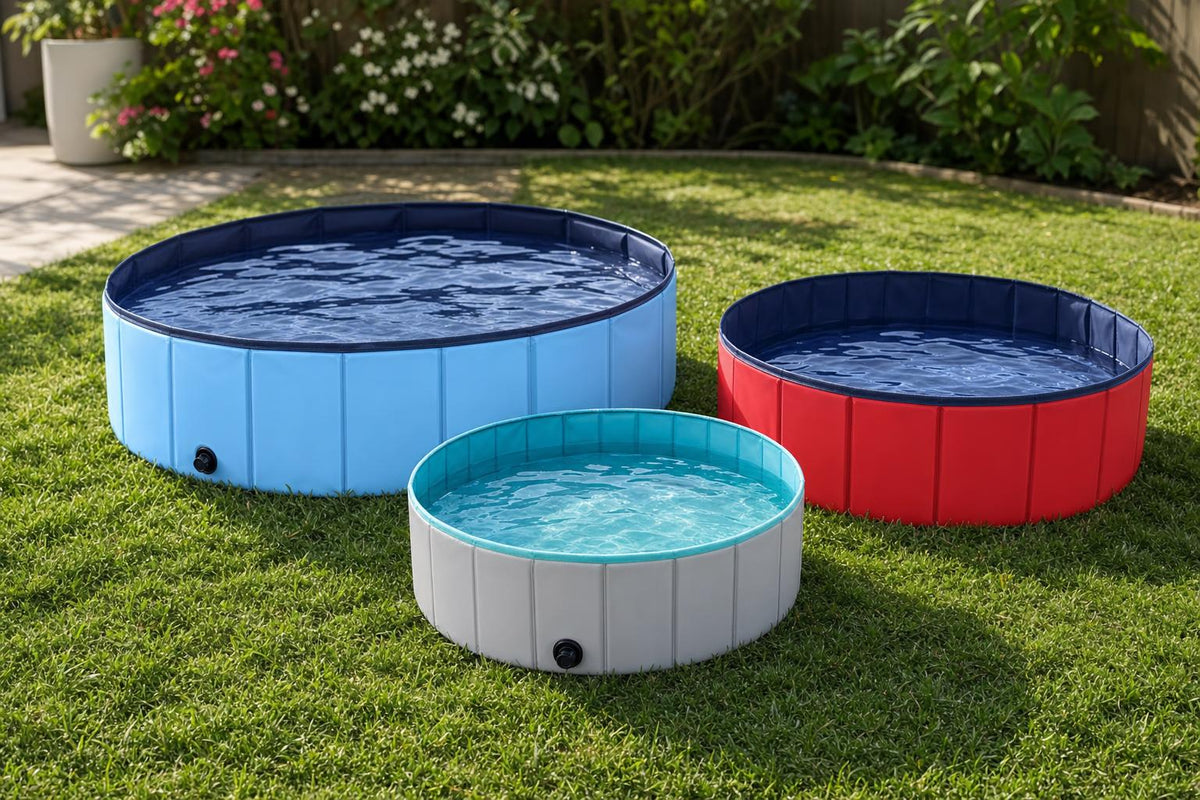 Pet Swimming Pool Foldable Portable Pool for Dogs Outdoor Summer Play