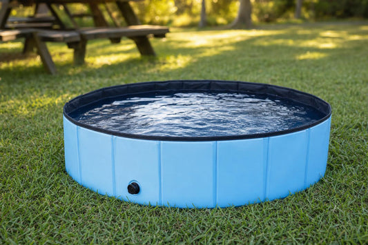 Pet Swimming Pool Foldable Portable Pool for Dogs Outdoor Summer Play