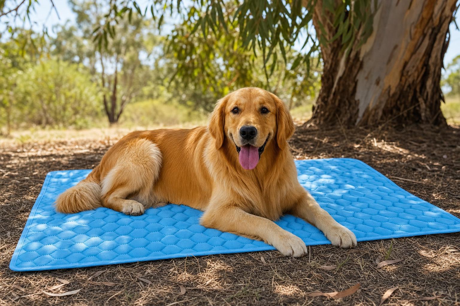 Hexagon Cooling Mat for Pets - outdoor