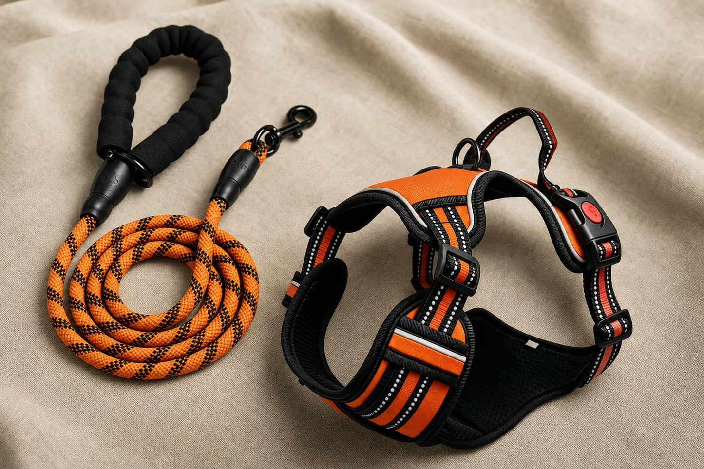 No-Pull Dog Harness and Leash Set - studio-linen